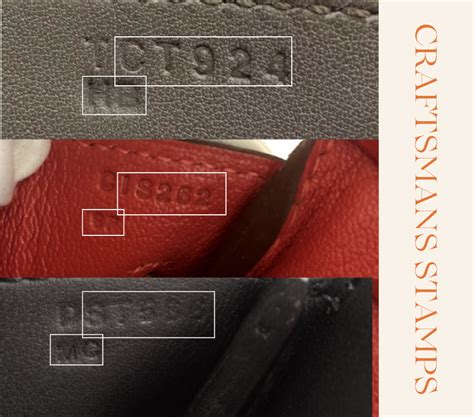 hermes craftsman stamp|Hermes blind stamps.